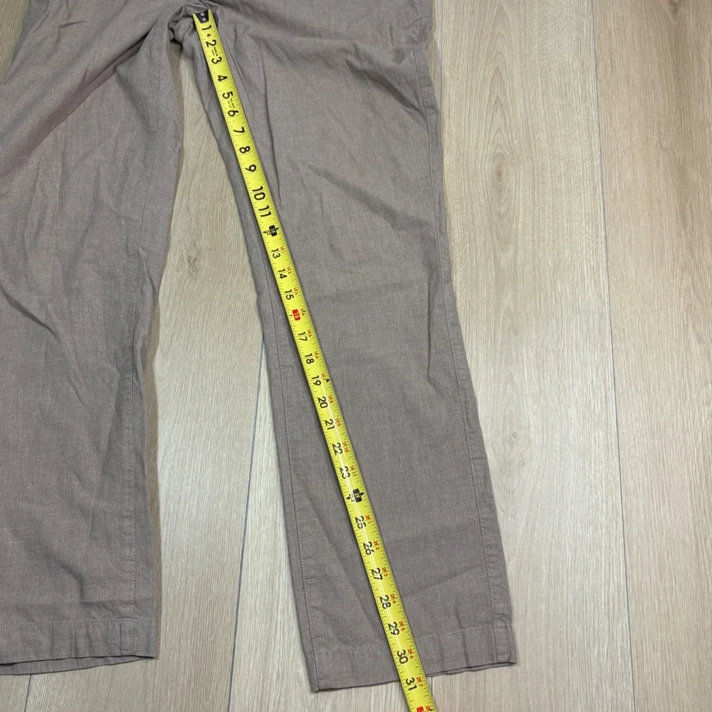 Banana Republic Kentfield Pant Mens 33x32 Tan Brown Cotton Straight Leg Chino